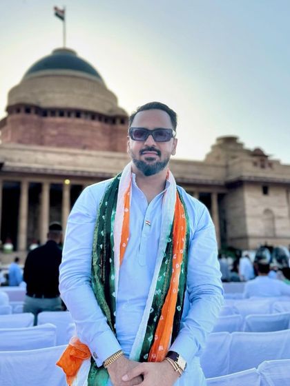 A solo shot from the swearing-in ceremony. These moments are a source of immense pride and motivation in my journey as a legal professional.
