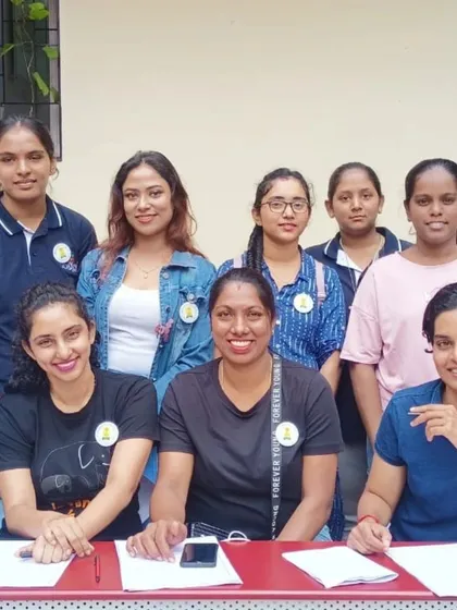 A close-up of our amazing registration team at the job fair. They are the first point of contact and do a fantastic job of making everyone feel welcome.