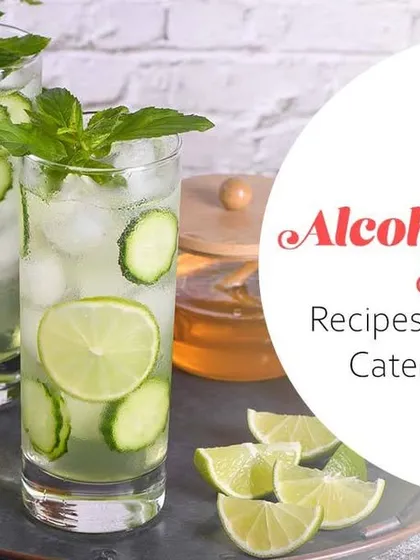 We even share our expertise. This graphic promotes our blog post on divine alcohol-free mocktail recipes, featuring a refreshing cucumber and lime mocktail.