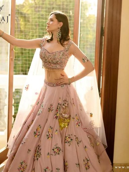 Meraj Couture - Luxury Occasion Wear Ethereal Lehengas: Pastels & Ivories photo 45