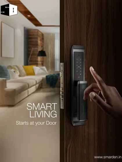 A truly smart lifestyle begins the moment you arrive home. Our keyless entry solutions offer secure, effortless access, blending sophisticated technology with the warm welcome of your personal space.