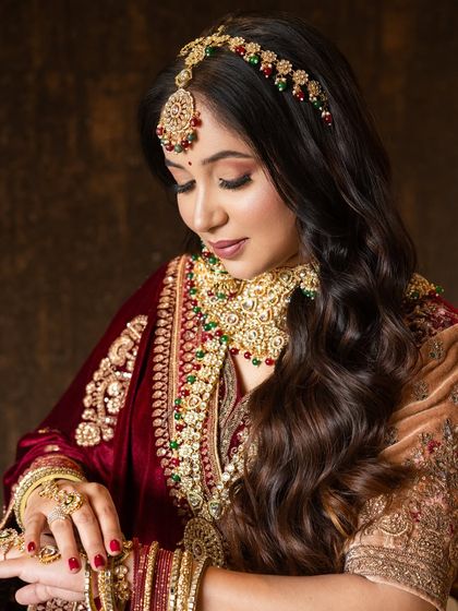 Royal and timelessly classy. It was a joy bringing this bride's dreams to life with a look that was both regal and natural.