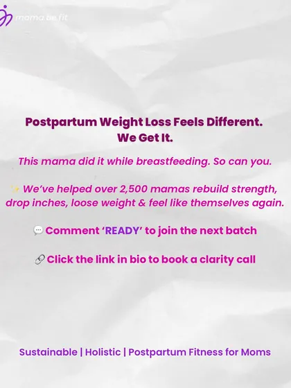 Postpartum weight loss feels different, and I get it. This mama did it while breastfeeding, and so can you. We've helped thousands of mamas feel like themselves again with a supportive, holistic plan.