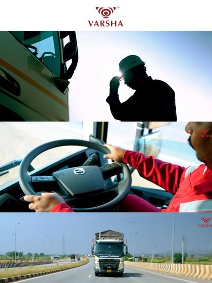 Cinematic shots of the drivers and crew from Varsha Logistics. We focus on the human side of the industry, capturing the dedication and professionalism of the team.