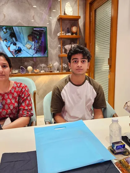A mother and son came for a consultation to understand his career path and strengths. Using tools like numerology and DMIT reports, I help young individuals make the right choices for their future.