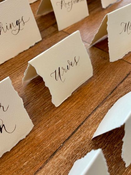 Quill on Paper - Bespoke Calligraphy & Design Event Stationery & Signage photo 18