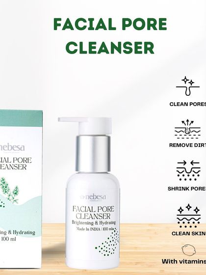My Facial Pore Cleanser is formulated with Vitamin C to brighten your skin and targeted acids to clean and shrink pores. It effectively removes dirt and oil without leaving your skin feeling tight or dry.