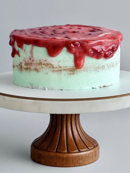 This Raspberry Basil Naked Cake is one of my most surprising flavor combinations. A soft basil vanilla sponge is layered with white chocolate cream and a tangy raspberry compote. It’s fresh, light, and absolutely delicious.