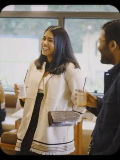 A candid moment of pure joy and laughter between friends at our cafe.