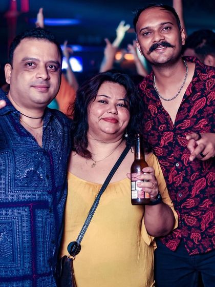 A great memory from a Saturday night with friends and regulars enjoying the music.