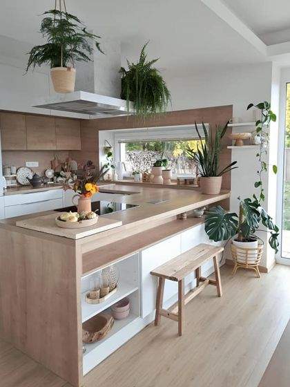 Interiors - Modular Kitchen Design Kitchens with Islands & Breakfast Bars photo 6