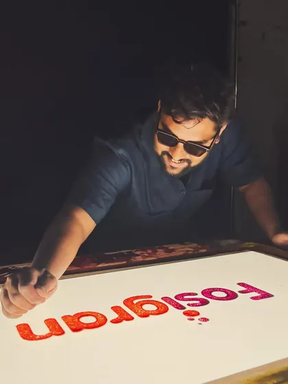 Here I am, adding the final touches to the Fosigran logo for Corona Remedies. This behind-the-scenes shot shows the precision and care that goes into every corporate logo reveal and product launch animation.