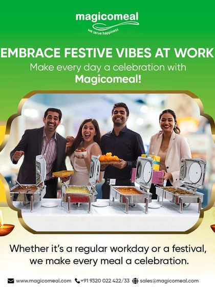 Embrace festive vibes at work and make every day a celebration. Whether it's a regular workday or a festival like Diwali, I make every meal special.