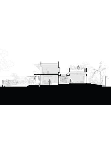 Section BB of the SAMAM House.