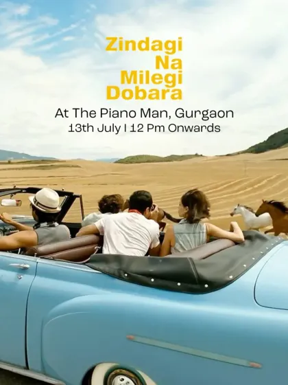 For our Gurgaon debut of Gourmet Cinema, we paired the iconic Zindagi Na Milegi Dobara with a 5-course Spanish-inspired menu at The Piano Man, letting you taste the journey of friendship and freedom.