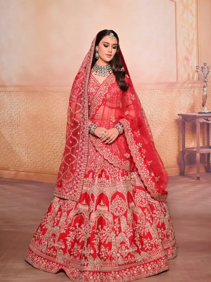 A full view of the royal bridal look, showing how our students learn to create a complete, cohesive vision from head to toe.