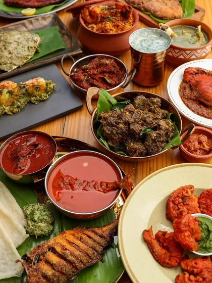 This vibrant spread of Konkani coastal cuisine shows my ability to style and shoot large, complex table settings. I arrange each element to create a visual feast that invites viewers to dive in and explore the variety of flavours.