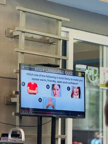A wellness session on non-verbal communication. Through quizzes and interactive games like the 'Landmine' activity, our athletes learn the importance of clear communication and how much we say without speaking a word.