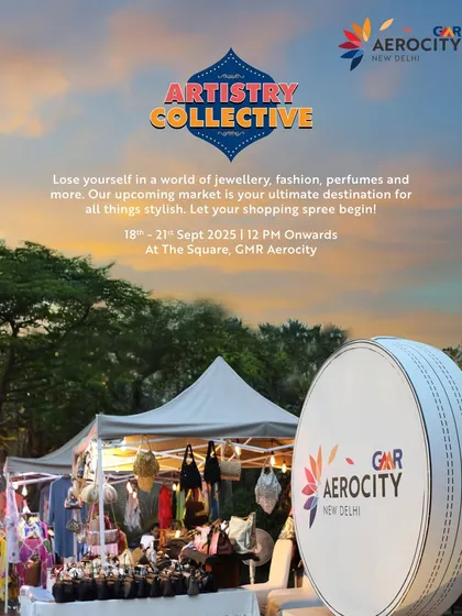 Discover unique finds and support local artisans at our pop-up markets. This poster for the Artistry Collective highlights our curated shopping experiences, where style, fashion, and creativity come together.