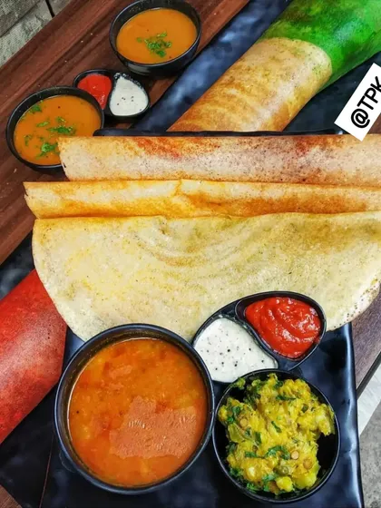 For something different, try my Mysore Masala Dosa. It’s crispy, filled with a flavourful potato masala, and served with authentic sambar and coconut chutney.