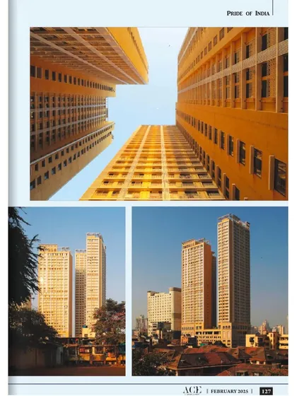A look at the completed high-rise towers of the Saifee Burhani Upliftment Project, a landmark urban renewal initiative in Mumbai.