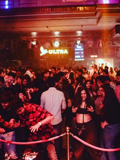 Another angle of the packed dance floor at the 'Ethnika Experience'. My sets are designed to make people dance and engage from the first song to the last.