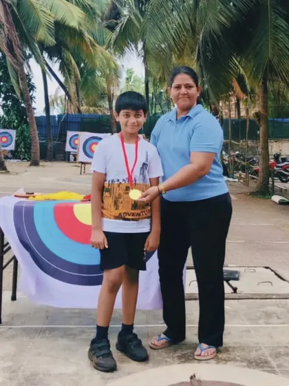 Another happy winner from our Under 9 tournament. We create a supportive environment where kids can thrive.