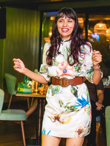 A guest dancing at TYD.