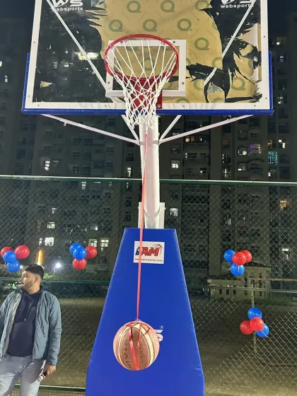 A new court and a new beginning. Celebrating the launch of our latest academy location, complete with a brand new hoop.