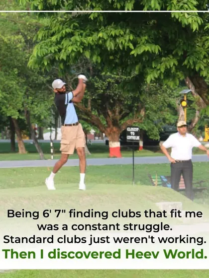 A testimonial from our client Dilpreet, who struggled to find clubs that fit his 6'7" frame. Standard clubs just weren't working for him until he discovered our custom fitting service.