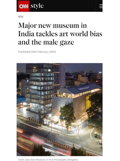 A feature on the MAP museum from CNN Style, discussing its role in the global art world.