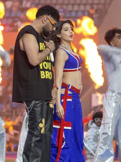 We bring the stars to the world's biggest stages. Here, we managed the on-stage performance for Badshah and Nora Fatehi at the ICC Men’s T20 World Cup, coordinating everything from artist management to the explosive pyrotechnics that made the act unforgettable.