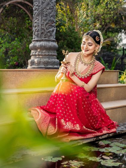Thesparklebox - Occasion Wear Jewellery Rental Vibrant Kempu & Antique Sets photo 36