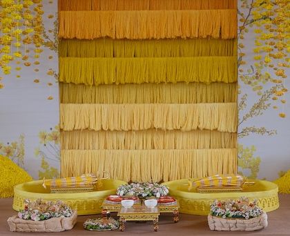 Vibrant Haldi & Mehendi Functions photo 53