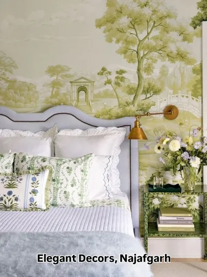Transform your bedroom with our designer wallpapers. This beautiful landscape wallpaper creates a calm and luxurious atmosphere, turning a simple wall into a piece of art. I have hundreds of high quality wallpaper designs ready for your home.