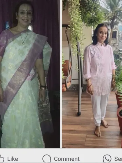 Age is just a number, and this is the proof. This client, who is over 60, lost 14 kgs with a customized home workout plan and quantified nutrition. It shows that with the right guidance and dedication, you can start your fitness journey at any stage of life.