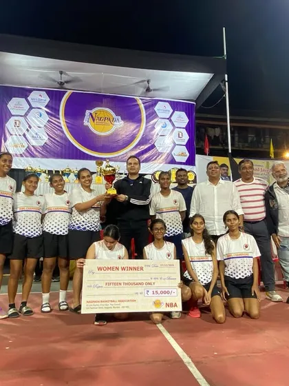 Victory for the Ring Champions Women’s Team at the Nagpada Basketball Tournament 2024. Building winning teams is at the core of my coaching philosophy. This photo captures the moment of triumph after a hard-fought final.