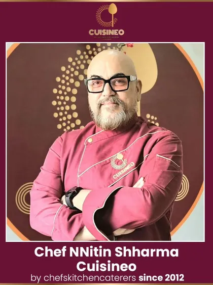 I am Chef Nitin Sharma. With over 30 years of experience, including in 5-star hotels, I founded Cuisineo in 2012 to bring professional, high-quality catering directly to your events. My passion is crafting food that tells a story.