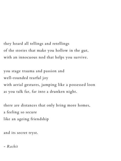 A continuation of the 'Lifeboat' theme, exploring the security found in friendship and shared stories.