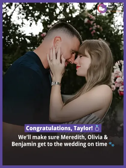 It’s a love story, and the pets should be there too. Wherever life takes you, I'll make sure your furry family members are right there with you for the big day.