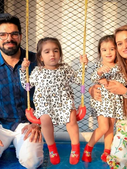 We have so many spots for creating beautiful family memories. This family portrait on the swing inside our play area is a perfect example of the fun you can have together.