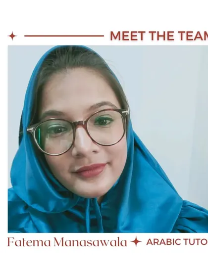 Let's introduce you to Fatema, another one of our fantastic Arabic tutors. She believes that learning never ends and loves interacting with her students on their shared journey to master the Arabic language.