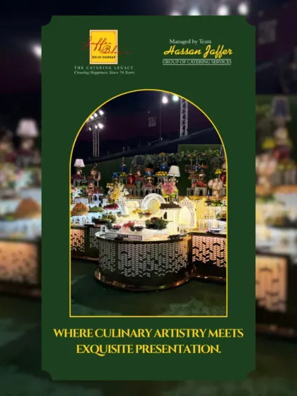 Where culinary artistry meets exquisite presentation. This circular buffet arrangement is not only functional but also serves as a beautiful centerpiece for the dining area.