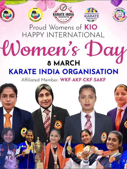 We are proud to celebrate the women of KIO. This poster for International Women's Day highlights their courage, determination, and success.