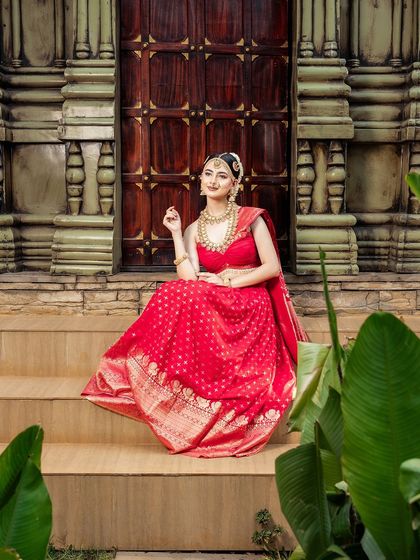 Thesparklebox - Occasion Wear Jewellery Rental Vibrant Kempu & Antique Sets photo 44