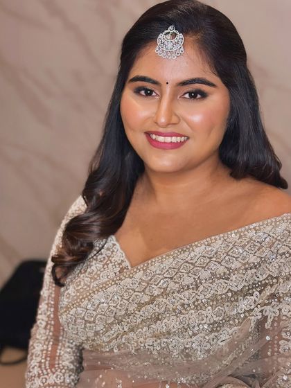 Swarna Nagaraj - Bridal Makeup & Hairstyling Modern Reception & Sangeet Glam photo 9