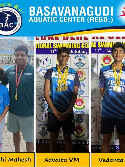 Basavanagudi Aquatic Centre - Swimming Coaching and Lessons Team BAC: A Community of Champions photo 95