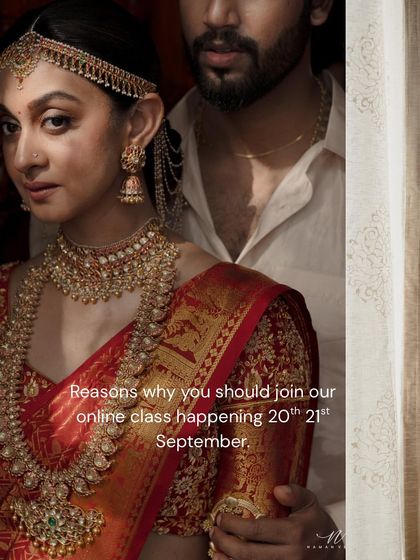 This stunning South Indian bridal look is the kind of timeless beauty we teach you to create in our online class. Join us to learn how to master everything from product knowledge to our signature evergreen bridal glam.