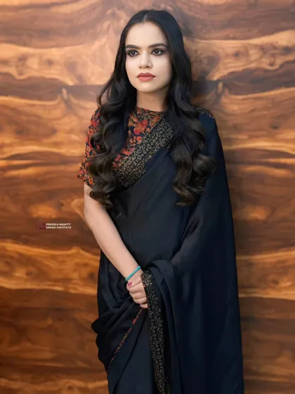 The magic of airbrush makeup. This look features a flawless, long-lasting base that looks incredible in person and on camera, paired with a classic smokey eye for an elegant evening look.