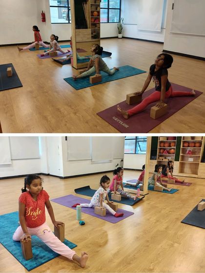 Hamsa Yoga - Kids & Family Yoga Fun on the Mat: Kids Yoga photo 9